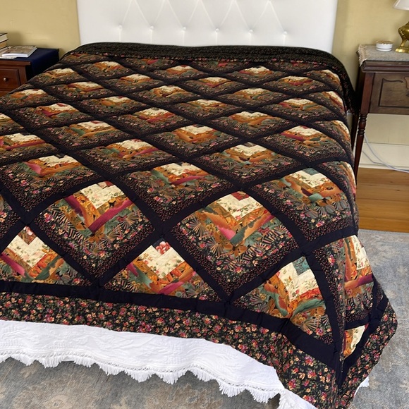 Comforter Quilt, Queen, Handmade in Vermont, Like New - Picture 1 of 14
